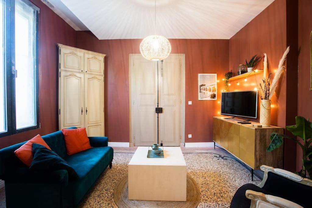 La Suite 2 Pieces Lit Queen Size Entree Privee Nimes Luaran gambar